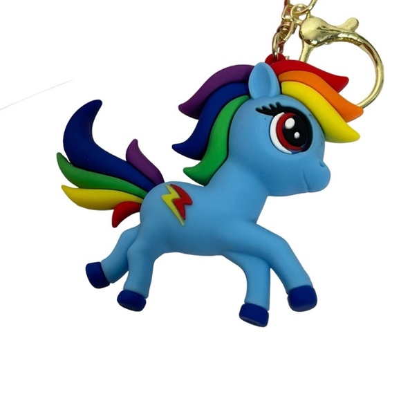 My Little Pony Rainbow Dash 3D Rubber Keychain new - Picture 5 of 10